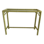 Console rotin bambou laque