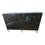 Console silvera laqué marron Console silvera laqué marron