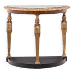 Console de style empire  dcor de caryatides. circa 1880.