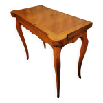 Console et table  jeux en merisier
