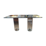 Console en verre, design