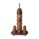 Coquetiers bois sculpté salière et poivrière Coquetiers bois sculpté salière et poivrière