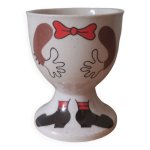 Coquetier en grs vintage srigraphi made in korea