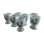 Coquetiers avec motif de coq
