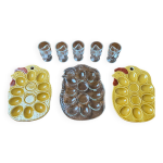 Coquetiers avec plateaux