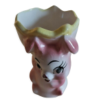 Coquetier vintage en faence