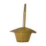 Corbeille à fruits ou cache - pot forme chapeau à grande anse Corbeille à fruits ou cache - pot forme chapeau à grande anse