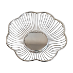 Corbeille en m�tal argent�