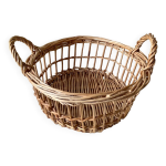 Corbeille en osier avec anses