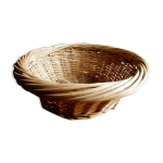 Corbeille en osier tress
