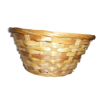 Corbeille  pain ou  fruits tresse bicolore