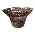 Corbeille vintage osier 23 cm