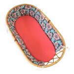 Couffin boucles en rotin sans anses Couffin boucles en rotin sans anses