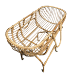 Couffin en rotin avec support Couffin en rotin avec support