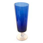 Coupe bleue verre murano, 1970