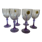 Coupes cristal lilas vintage