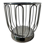 Coupe  fruits alessi en inox / corbeille argent