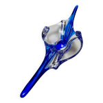 Coupe  fruits / centre de table en verre sommerso murano (annes 60 / 70)