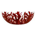 Coupe  fruit design alessi mediterraneo rouge par emma silvestris 30 cm
