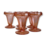 Coupe glace haute, rosaline