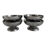 Coupes  glace en inox dans bote