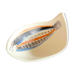 Coupe  au poisson  en faence par roger capron vallauris
