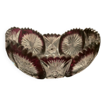 Coupe, saladier en cristal de bohme