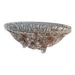 Coupe tripode verre pais - vintage