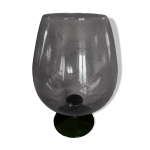 Coupe, vase en verre annes 70