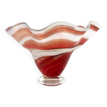 Coupe ou vase en verre souffl 1980 jozefina krosno