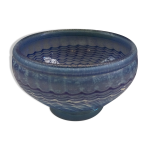 Coupe en verre plusieurs couleurs dominante bleue