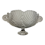 Coupe en verre press� moul� art d�co france 1930