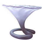 Coupe en verre souffl