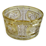 Coupe en verre taill centre de table