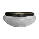 Coupe vide poches en verre grav