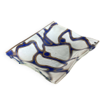 Coupelle d artiste en verre fusionn