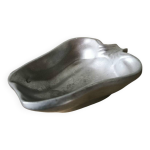 Coupelle cendrier vide poche en aluminium forme poivron vintage