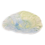 Coupelle en cramique feuille d'eau signe annette boyer