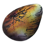 Coupelle en maux de limoges de daniel moreau