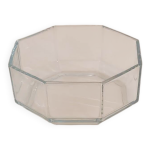 Coupelle en verre octogonale