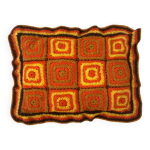 Coussin 70 au crochet granny square