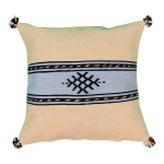 Coussin berb�re jaune et gris marocain