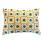 Coussin crochet vintage