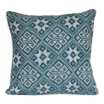 Coussin dokmai bleu 40x40 cm