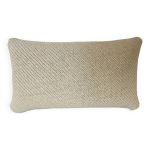 Coussin laine �cru beige