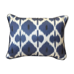 Coussin en soie ikat