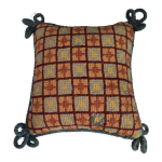 Coussin vintage franais fait main