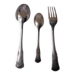 Couverts en mtal argent