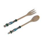 Couverts  salade en bois