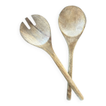 Couverts  salade en bois